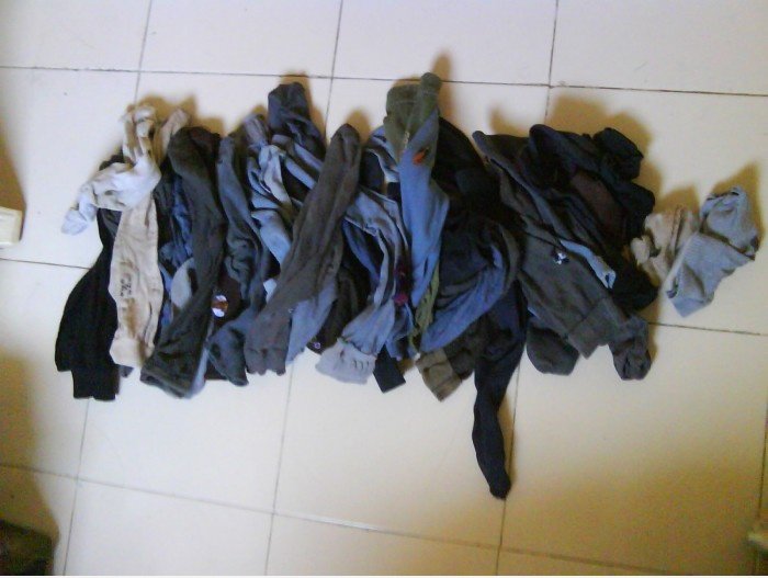 Keine Socken sind in Paar ...