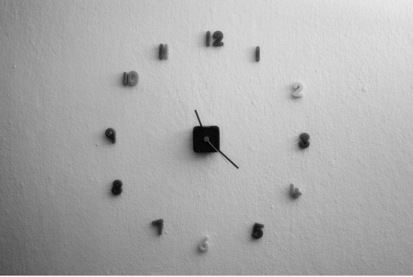 Wanduhr.