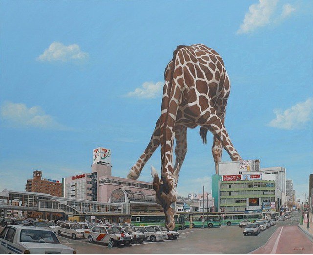! The Terrible Giraffzilla!