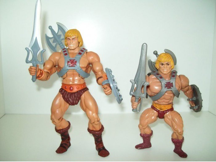 He-Man Vor und nach ...