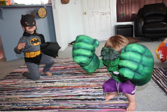 Batman und Hulk
