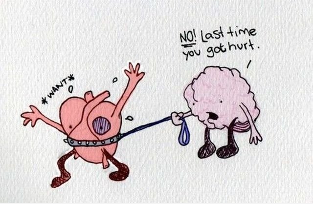 Heart vs Brain.