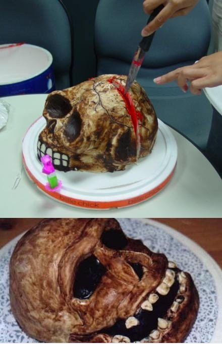 Schädel Birthday Cake