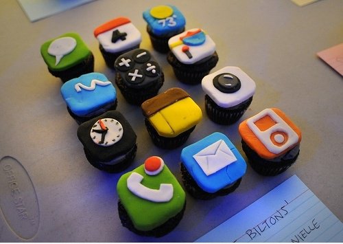 IPhone Cupcakes