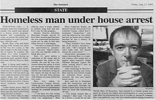 Homeless Hausarrest