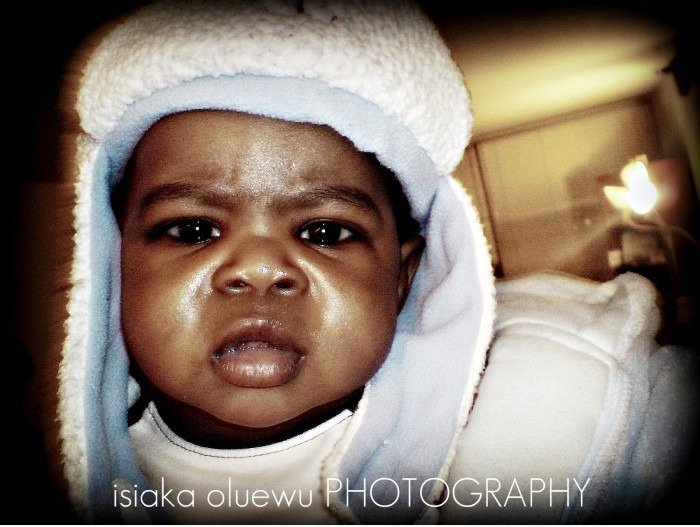 Mittlere mugging Baby