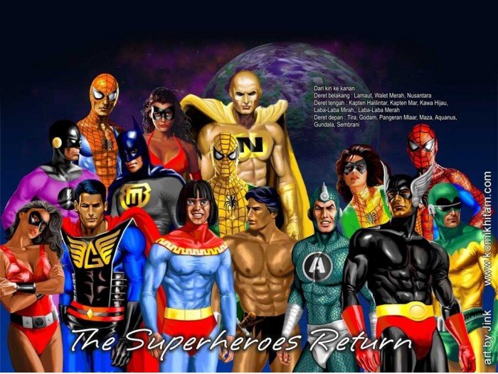 Indonesische Super Heroes - gut, vielleicht nicht so originell ..