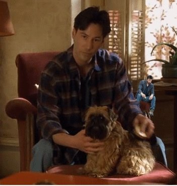 Junge Keanu und wenig Chewbecca