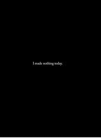Nichts.