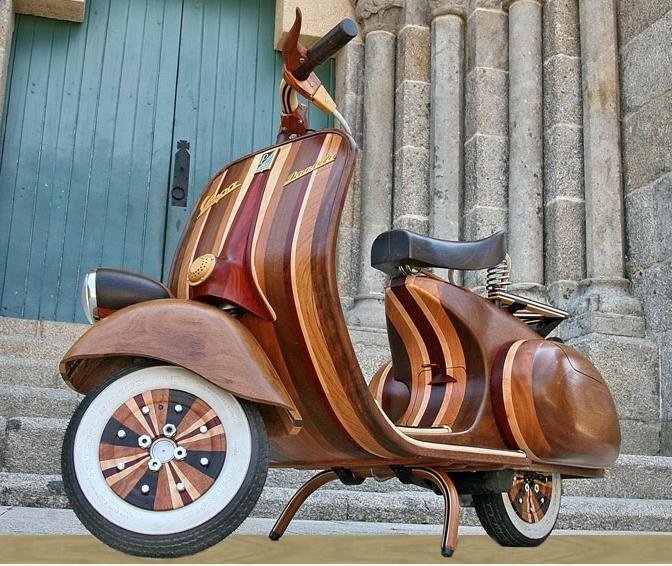 Wooden Vespa