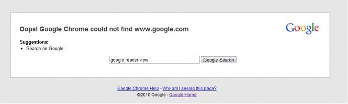 Google Fail-