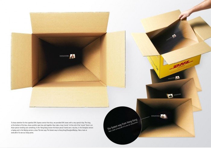 DHL: tunnel box