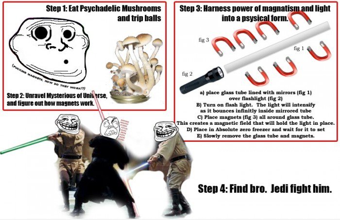 Troll Science: Wie man ein Jedi sein