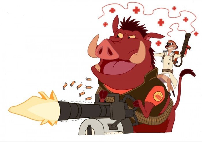 Timon und Pumbaa