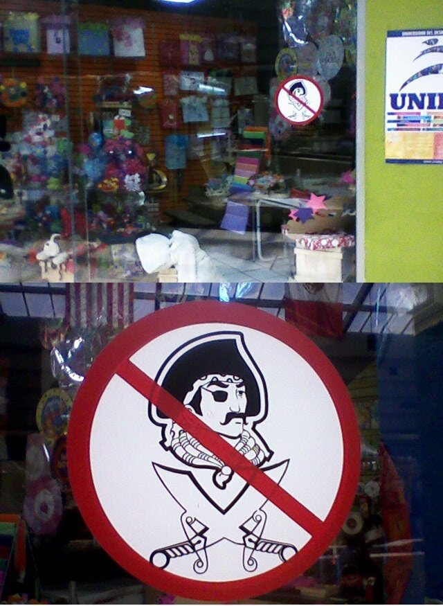 Keine Pirates erlaubt.
