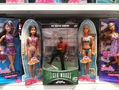 Ein Tiger Woods Toy Story