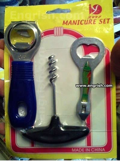 Maniküre-Set .. für shrek, vielleicht?