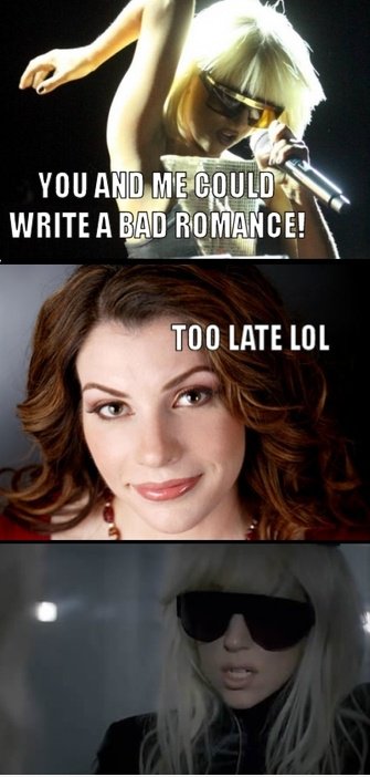 Bad (sehr schlecht) Romance ... jemals geschrieben