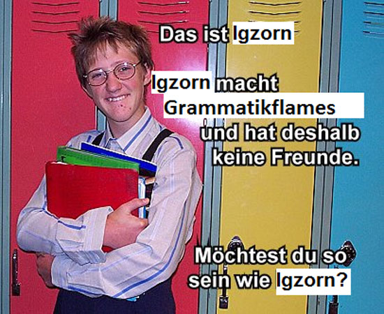 igzorn hat keine freunde