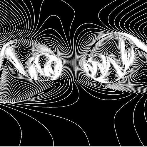Übertrug digital parallel Wurmloch Konvergenz (. Gif)