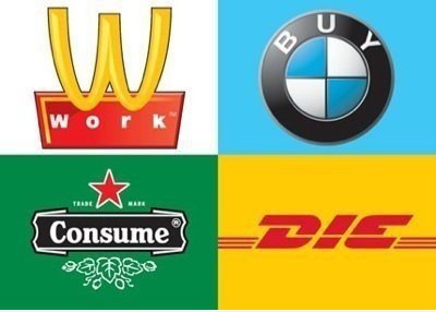 Arbeiten, kaufen, konsumieren, sterben