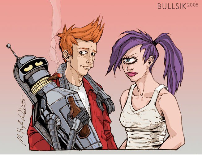 Die eigentliche bender, braten und leela
