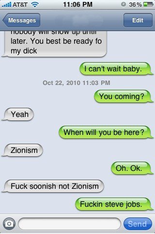 IPhone Autotext Fail-