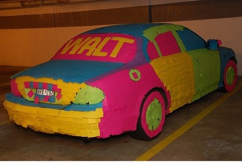 Post-it-Zettel Auto!