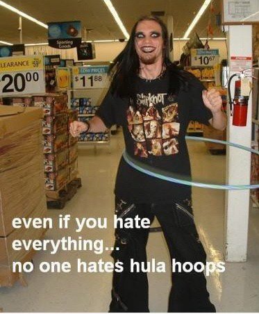 Niemand hasst Hula Hoop Reifen, ich meine NO ONE