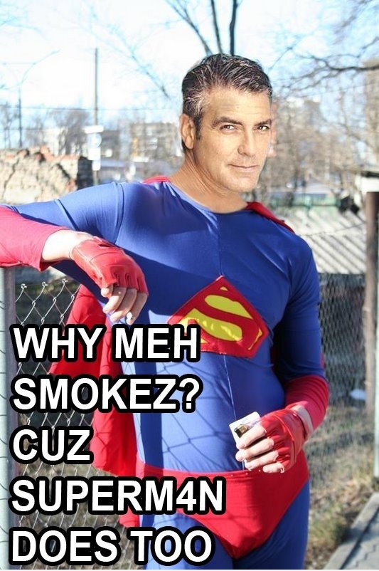 Mama, aber superman tut das auch ..