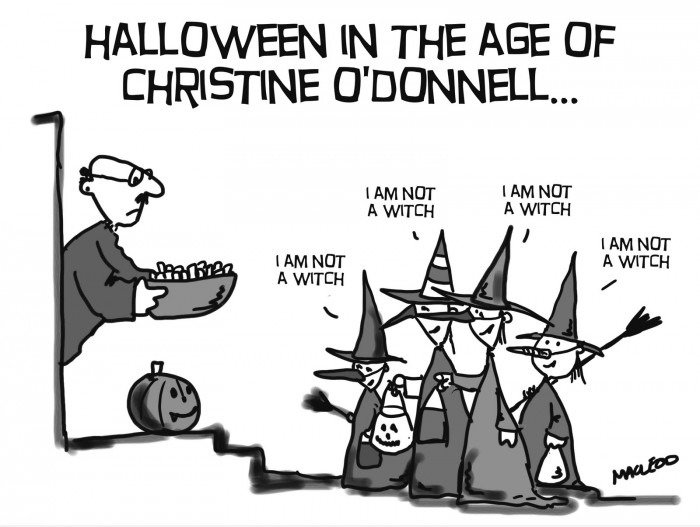 Halloween im Alter von Christine O'Donnell
