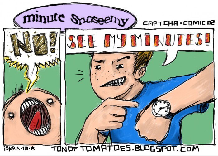 Captcha Comic - My Minutes