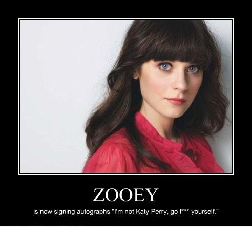Ich bin freakin 'Zooey!