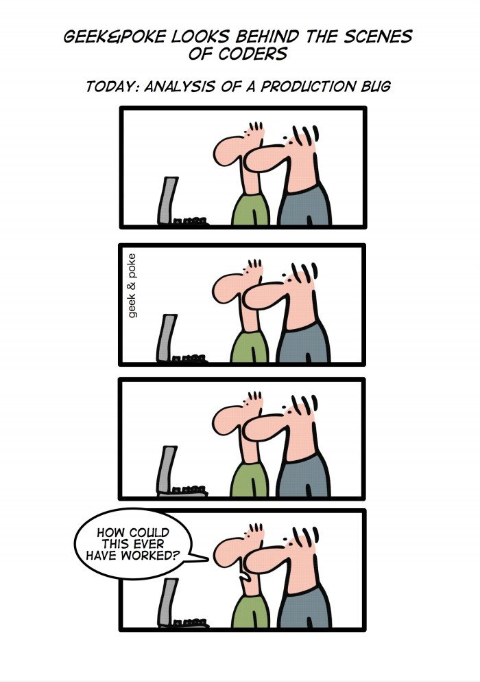Geek & Poke schaut hinter die Kulissen des Coders