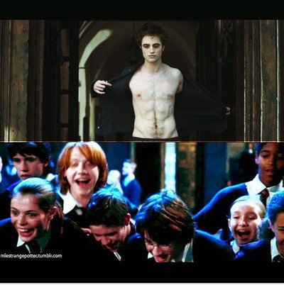 LMAO Pattinson ..