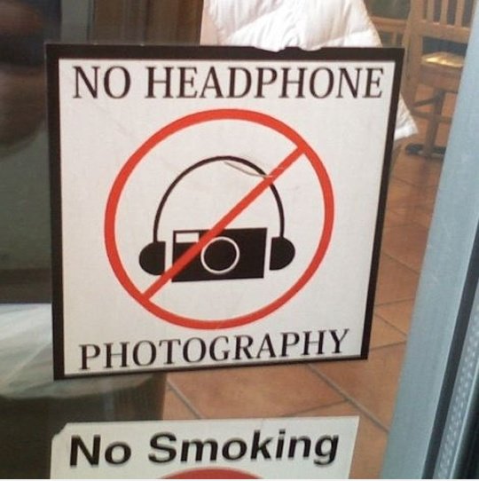 Nein Kopfhörer Fotografie