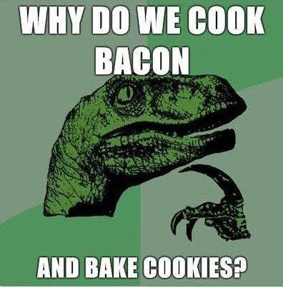 Kochen Speck und Kekse backen?