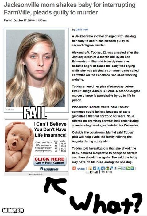 Wahrscheinlich Bad News: Ad FAIL