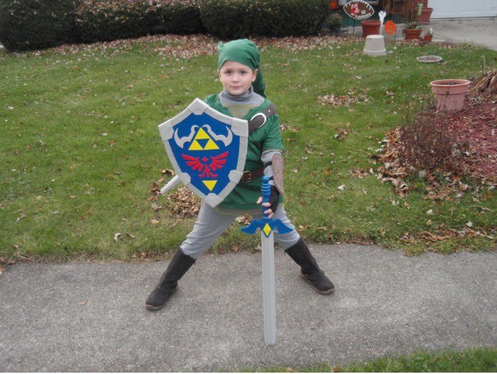 Mein Sohn ist Link-Kostüm.