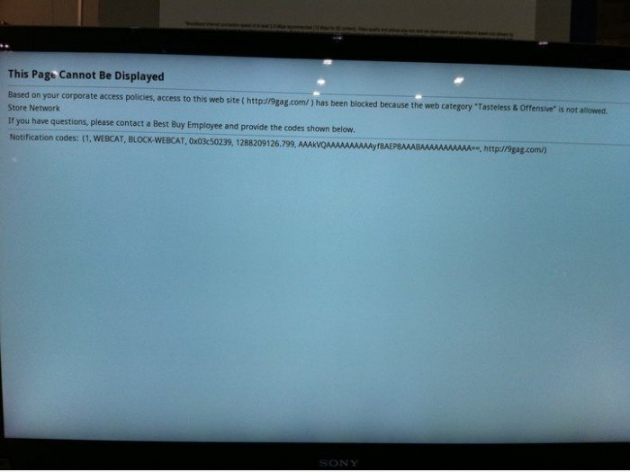 Best Buy denkt 9gag ist geschmacklos und beleidigend