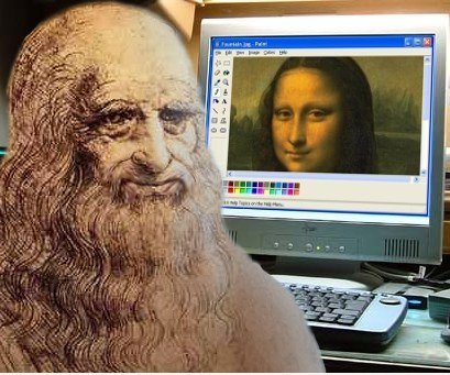 Leonardo malte die Mona Lisa