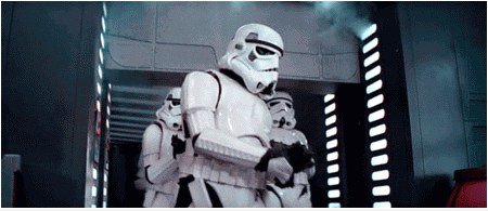 Stormtrooper Hits Kopf (ANIMATED) 1