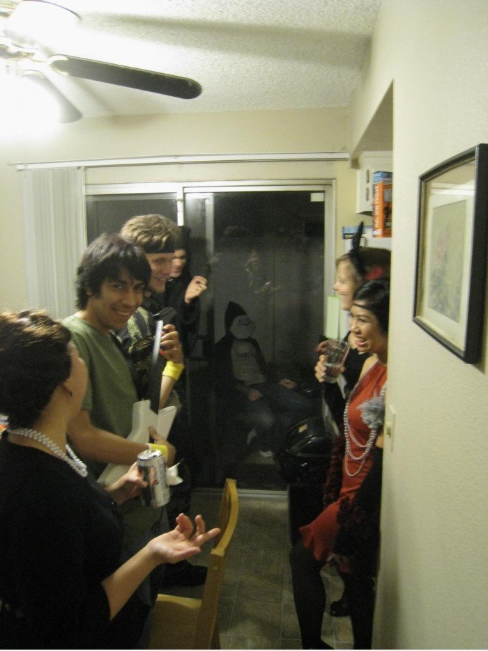 Ich war die einzige Person an der Halloween-Party ohne Kostüm ...