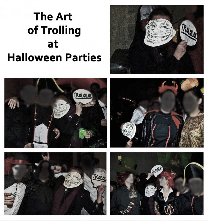 Für den diesjährigen Halloween, präsentiere ich Ihnen: die Trollface