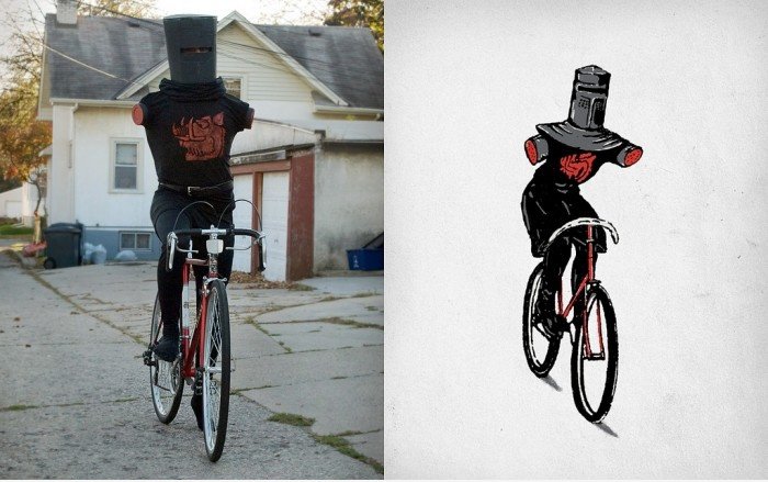 Hergestellt ein Kostüm aus meinem neuesten Design "Look No Hands '