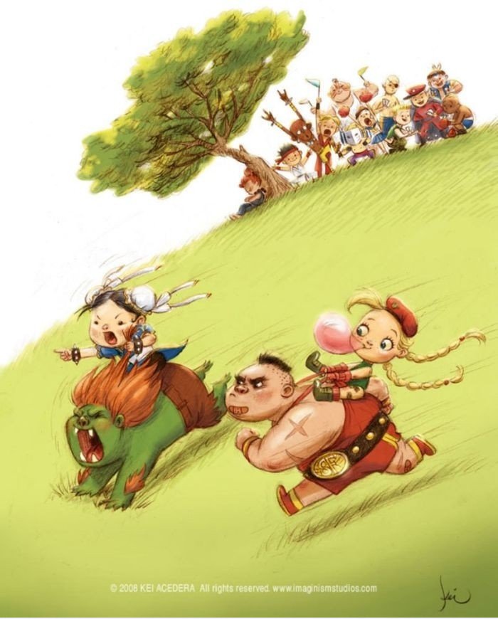 Street Fighter: Running Contest