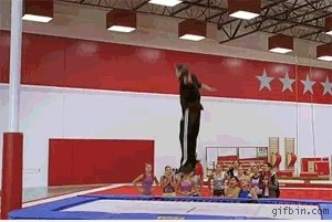 Trampolin springen nicht