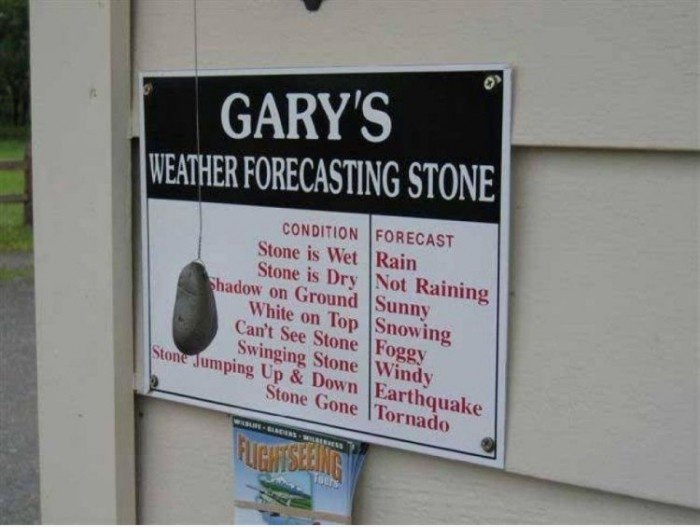 Garys Wettervorhersage Stein