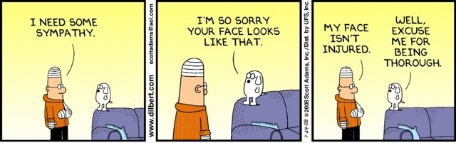 Dilbert: Es tut mir leid ...