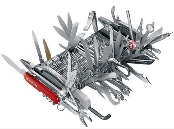 Knife mit den meisten Funktionen